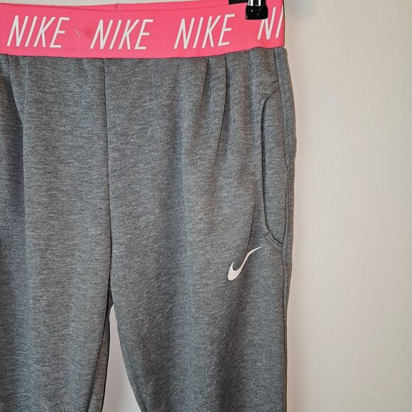 Nike Girls Dri-Fit Training Lightweight Sweats Pant Gray Joggers, Large, NWT - Picture 2 of 9